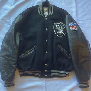 Vintage Oakland Raiders Varisty style jacket s44